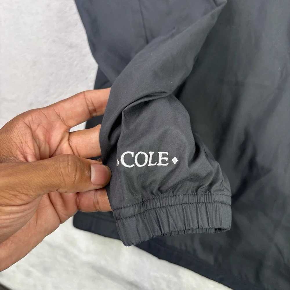 Adidas Golf ClimaProof Black Full Zip Long Sleeve Jacket Men's Large